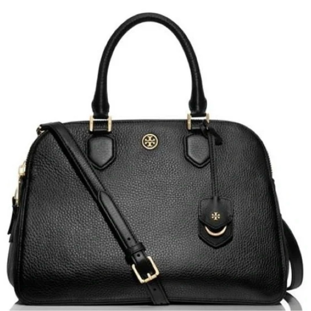 Tory Burch Grained Leather Satchel